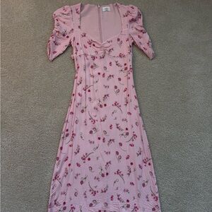 Aritzia Wilfred Baudelaire floral dress